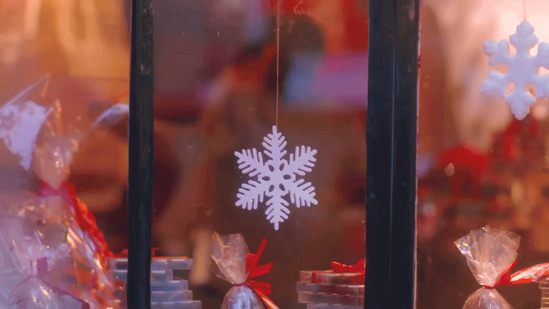 A gif of blurry movement through the window.